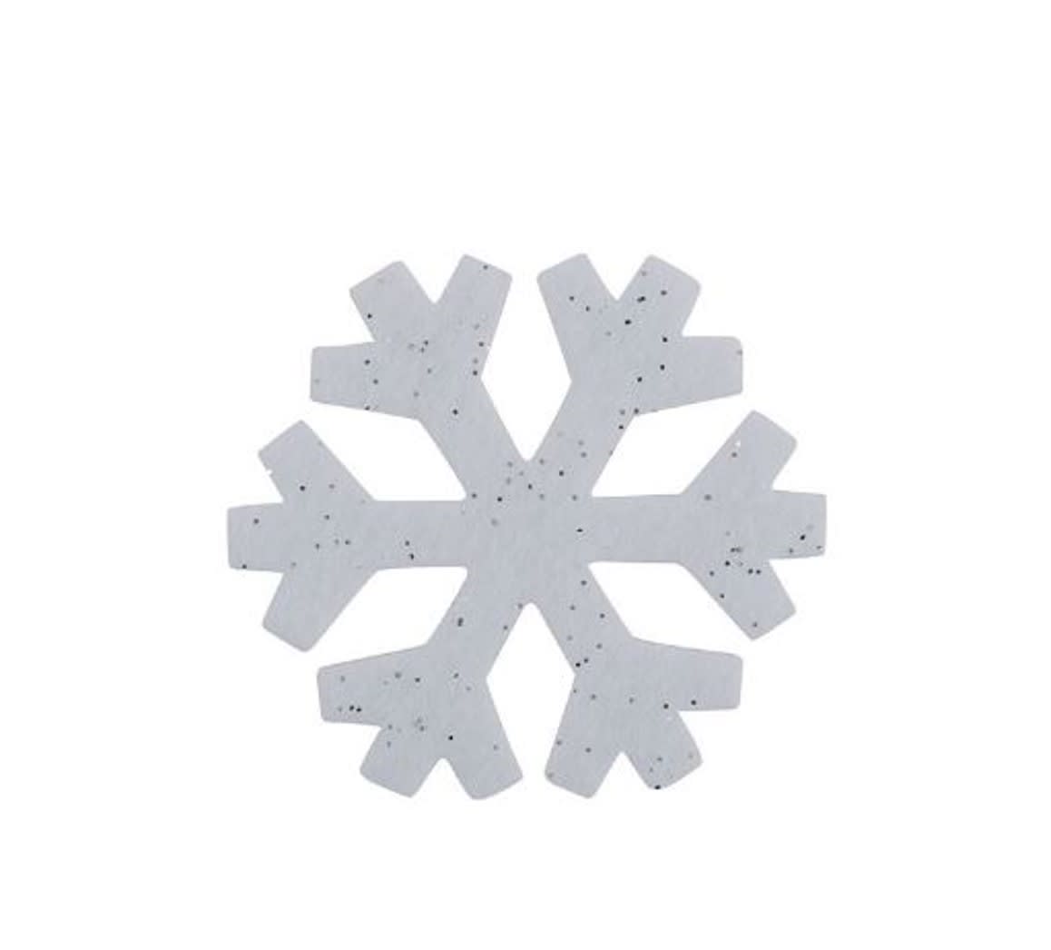 Copos de Nieve Adhesivos de PañoLenci 20und3