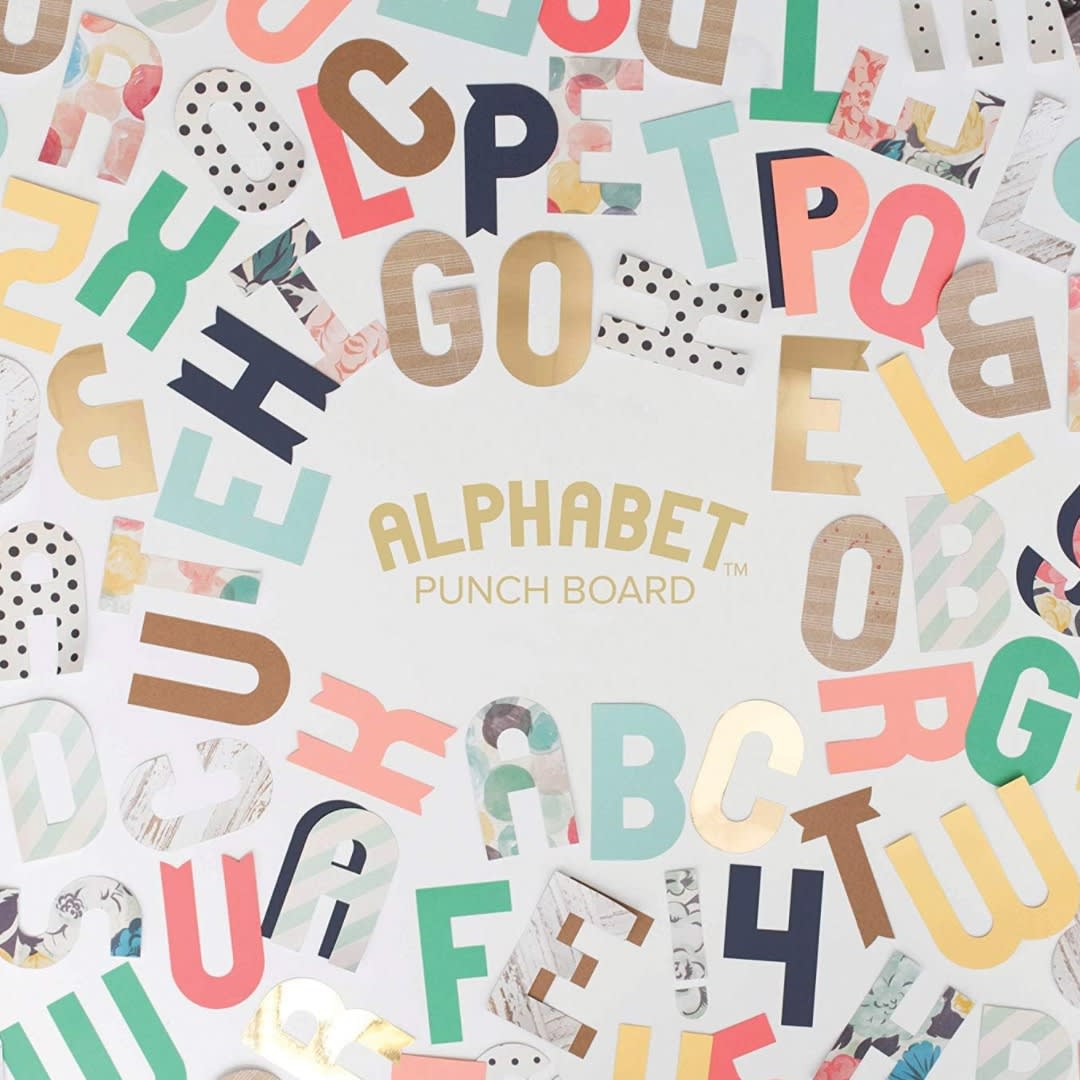 Alphabet Punch Board We R Memory Keepers4