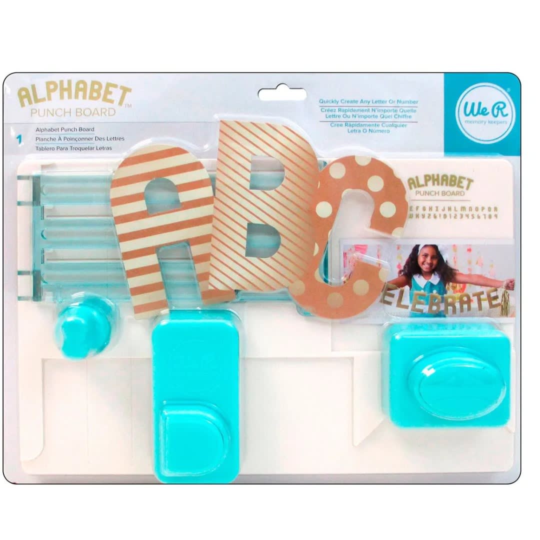 Alphabet Punch Board We R Memory Keepers10