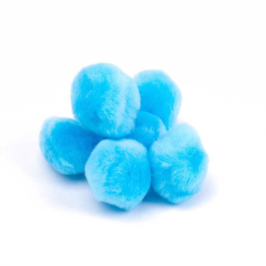 Pompones De Color Pastel 35un1