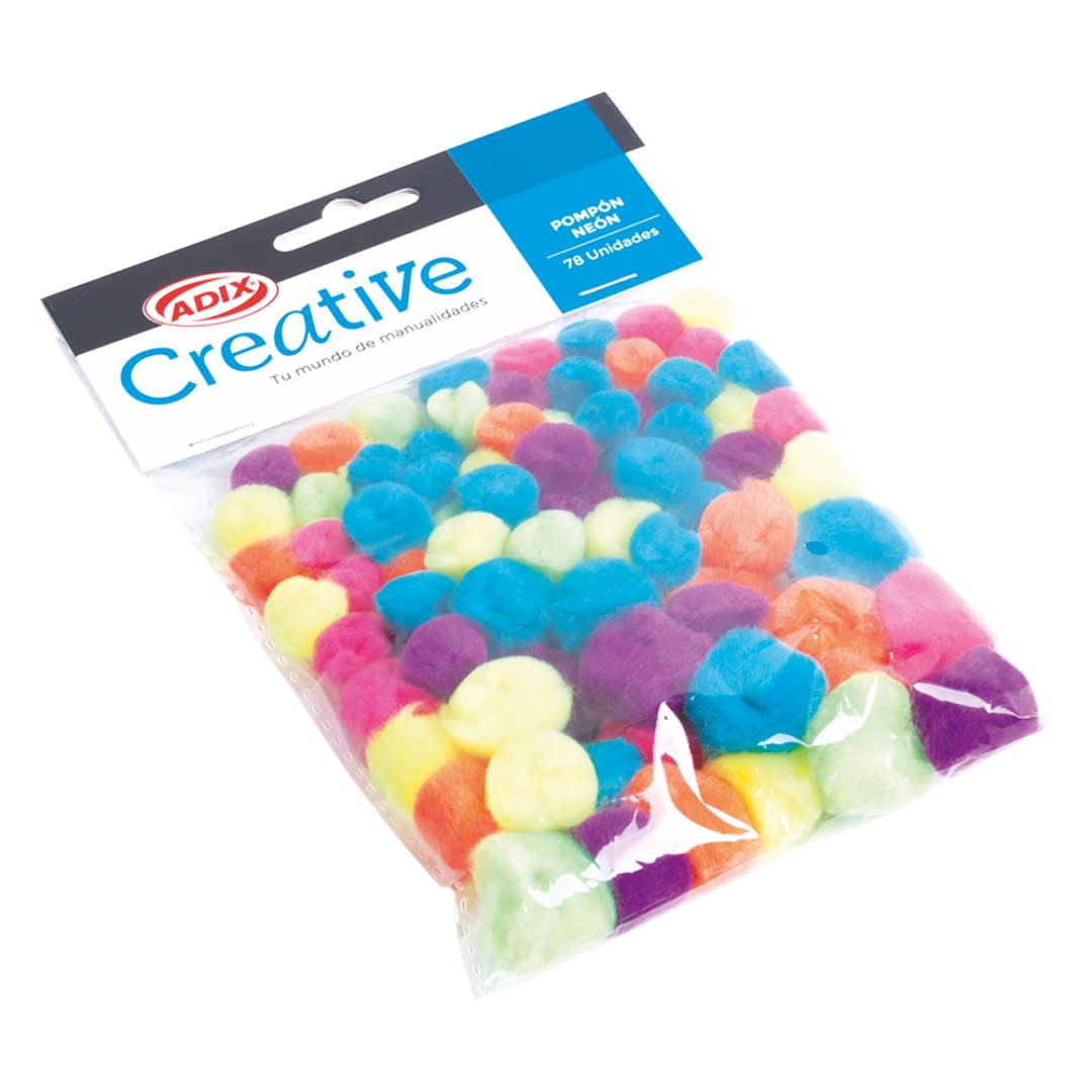 Pompon Neon 78u Surtido1