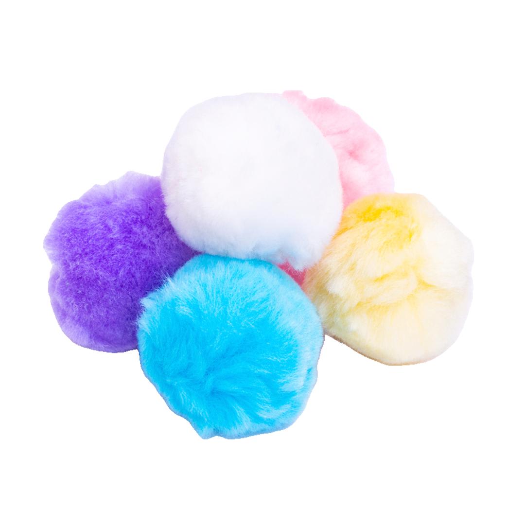 Pompón Color Pastel Grande 10u6