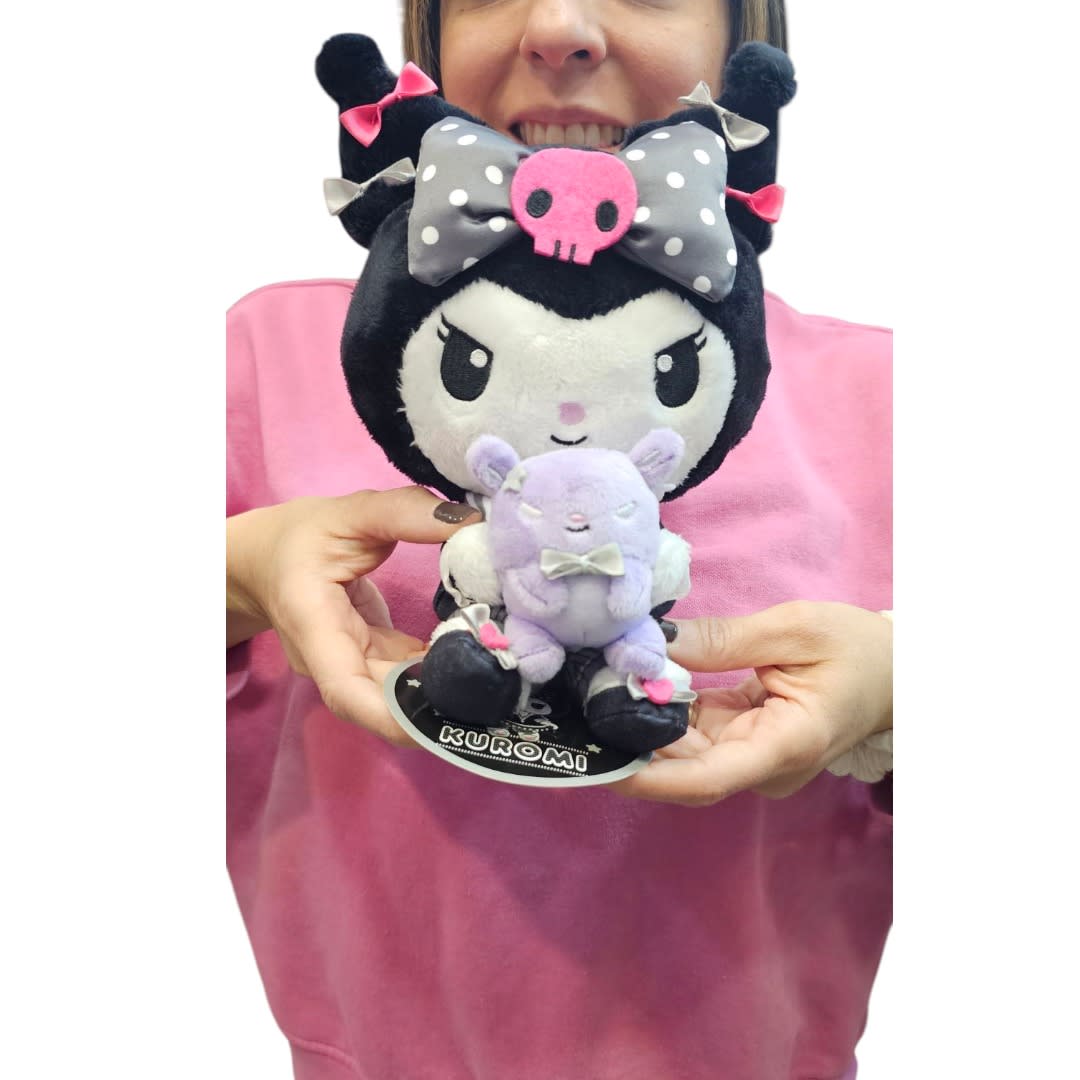 Peluche Kuromi Serie Dainty Doll Black Sanrio Original 22cm8