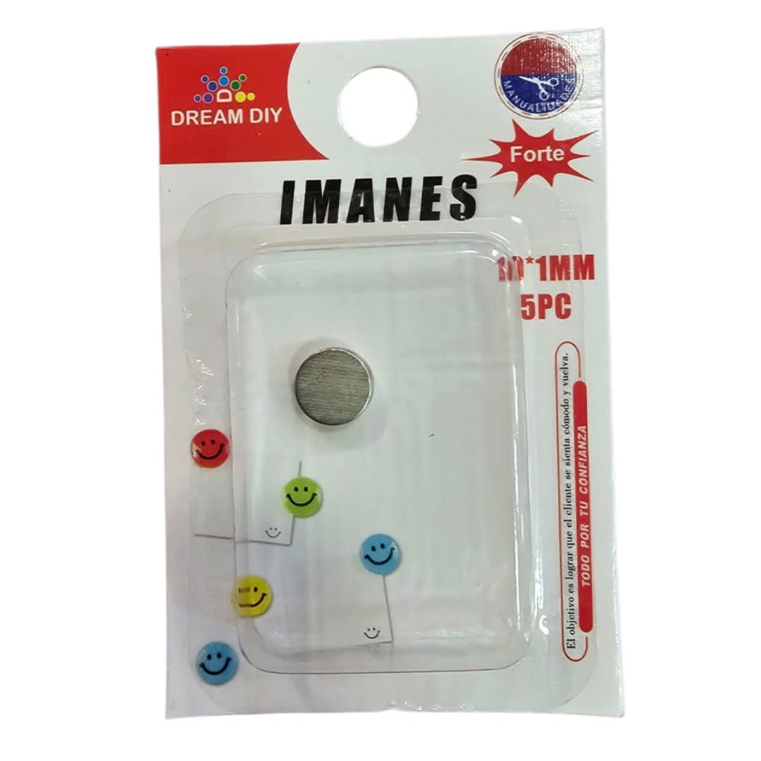 Imanes de neodimio Redondo 10x1mm UNDS1