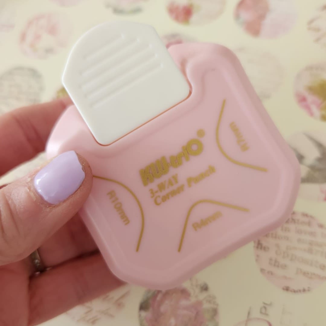 Cortador de Esquina Redondo Pink Roses Magnolia5