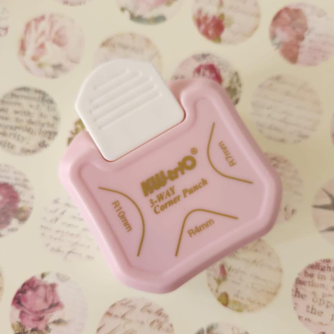 Cortador de Esquina Redondo Pink Roses Magnolia6