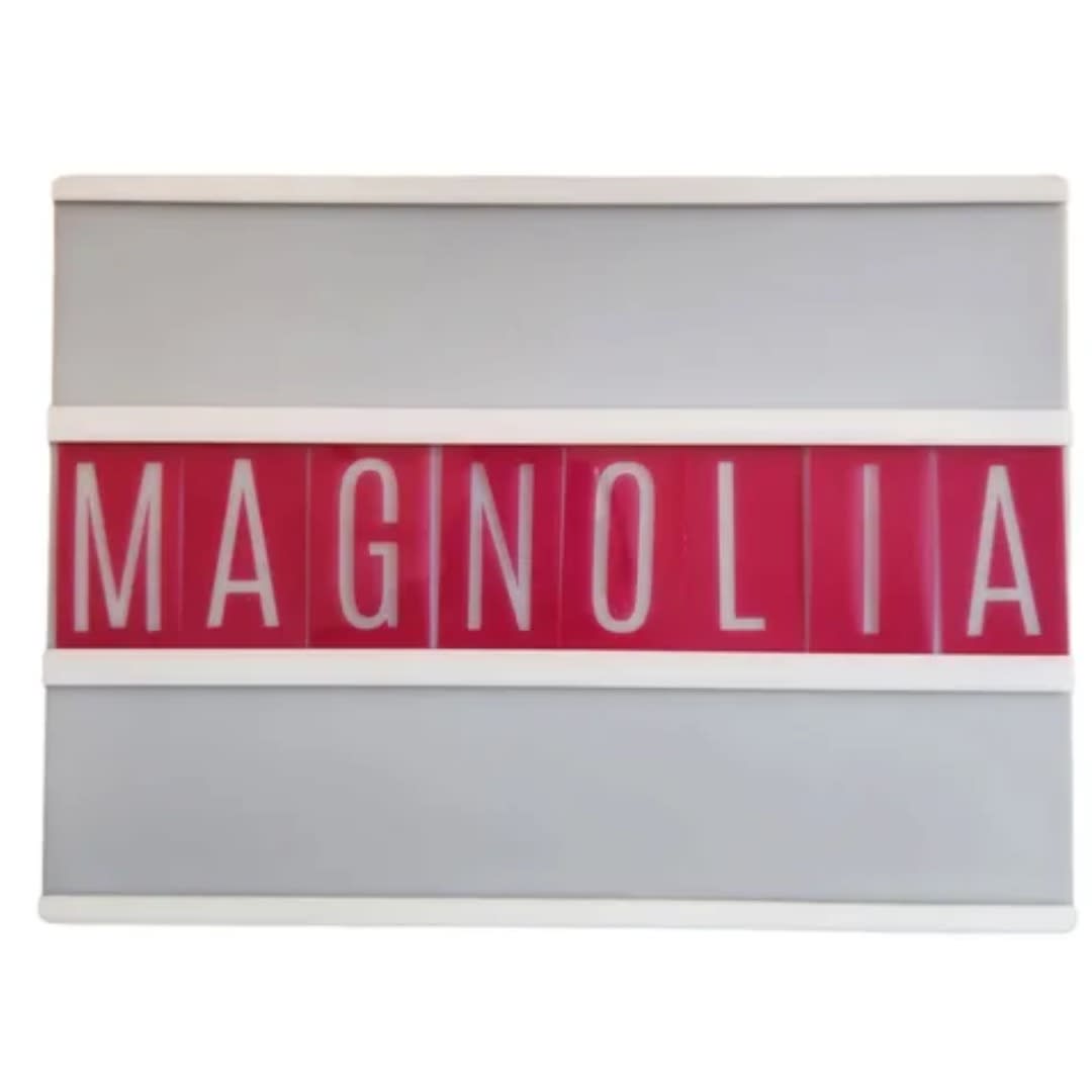 Letras En Acrilico Rosa Heidi Swapp 7.5x3.5cm2