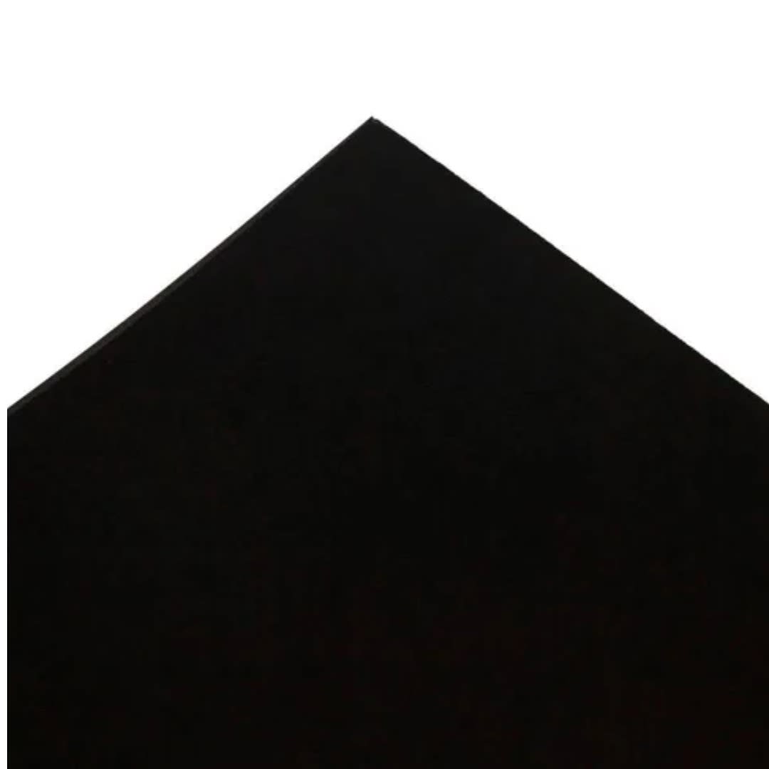 CARTON PIEDRA 2MM COLOR NEGRO 38X27CM2
