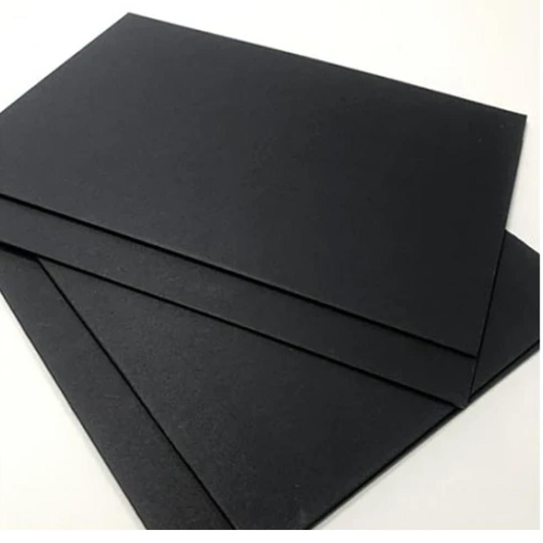 CARTON PIEDRA 2MM COLOR NEGRO 38X27CM1