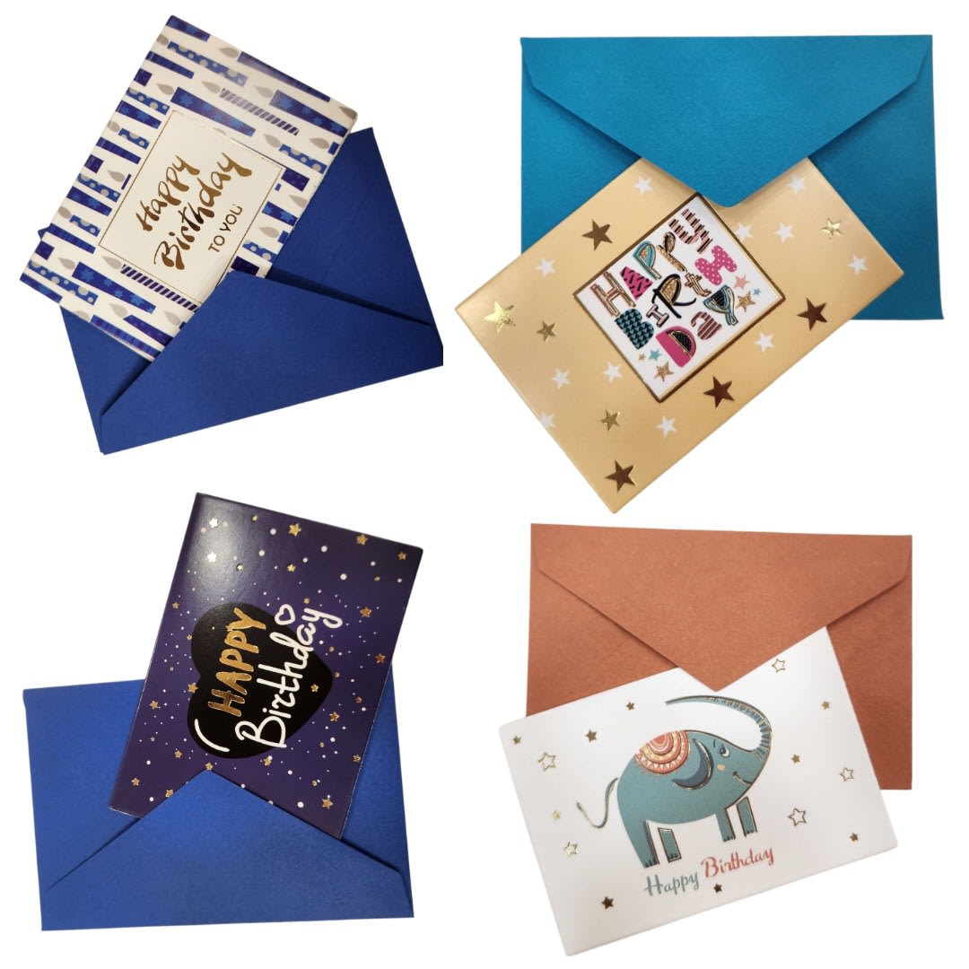 Sobres 7x10.5cm Mas Tarjeta Con Diseño unidad2