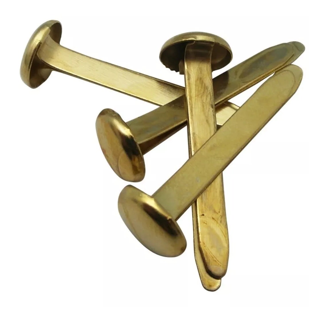 BROCHES DORADOS CAJA 100 UNID 14 MM3