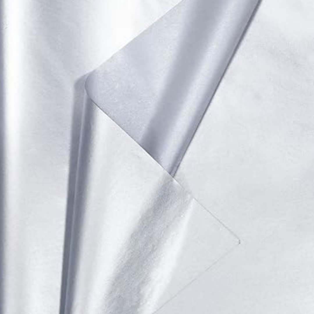 Papel Seda Metalico Brillante 50x66cm 5unds2