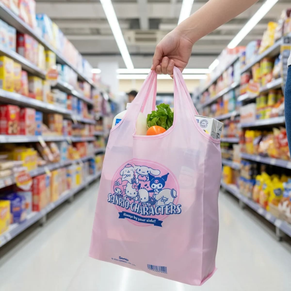 Bolsa de mano reutilizable personajes de Sanrio (Linea tienda de conveniencia)4