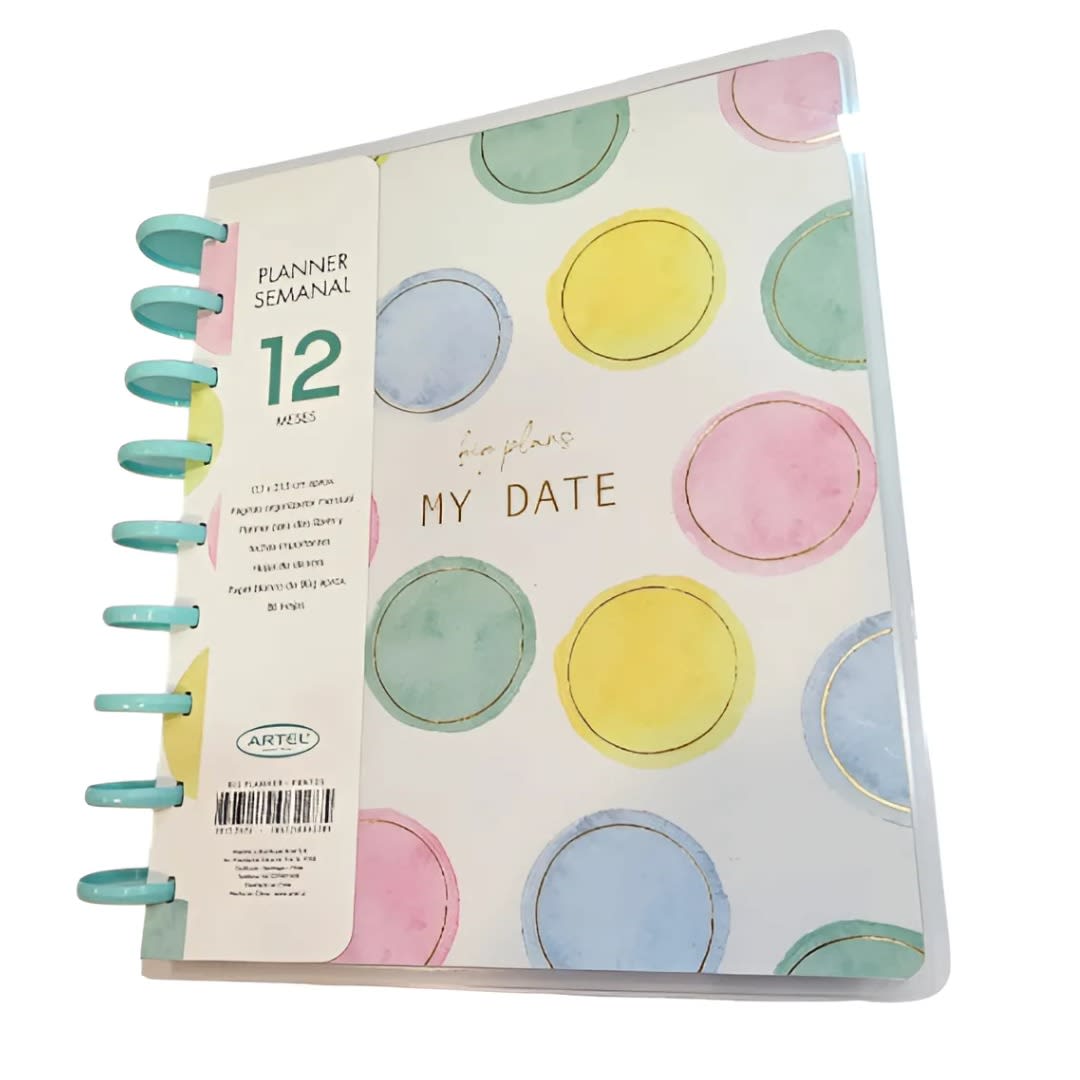 Planner Big Planner 12 Meses Sin Fecha 17x23cm6