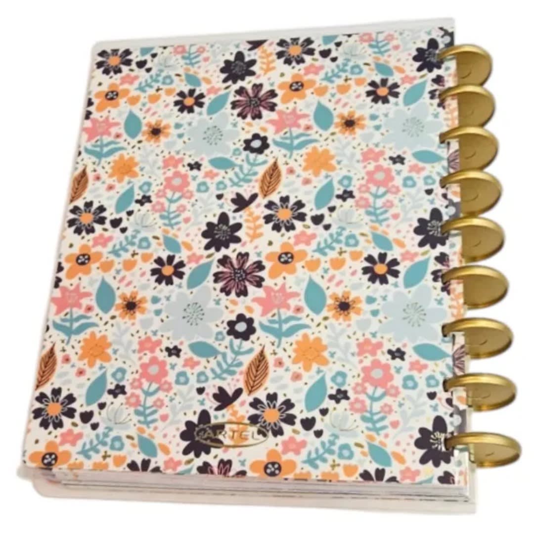 PLANNER ANILLOS FLORES 12 MESES4