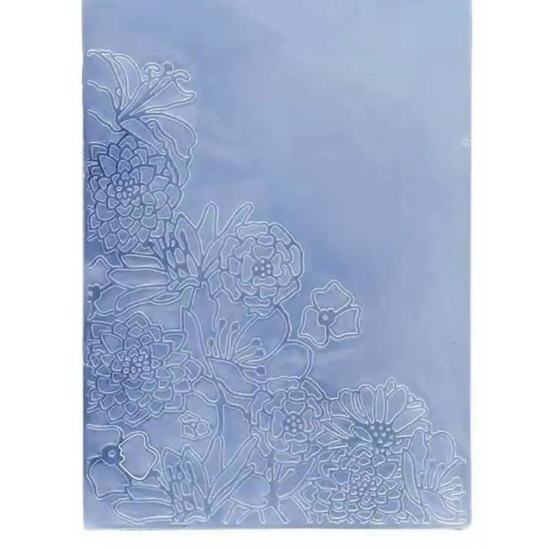 Plantilla Relieve Rosas Para Manualidades Texturizado Y Relieve3
