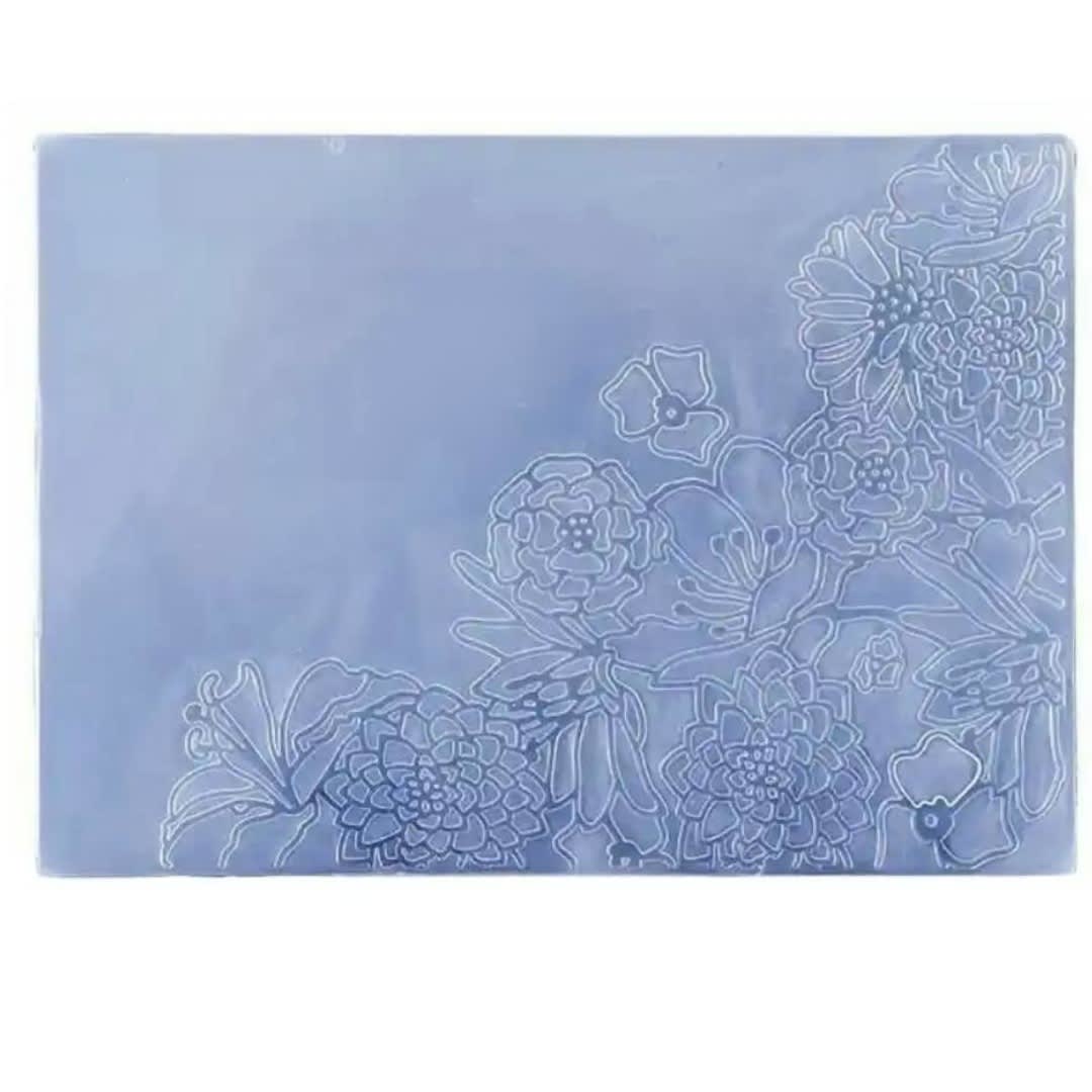 Plantilla Relieve Rosas Para Manualidades Texturizado Y Relieve2