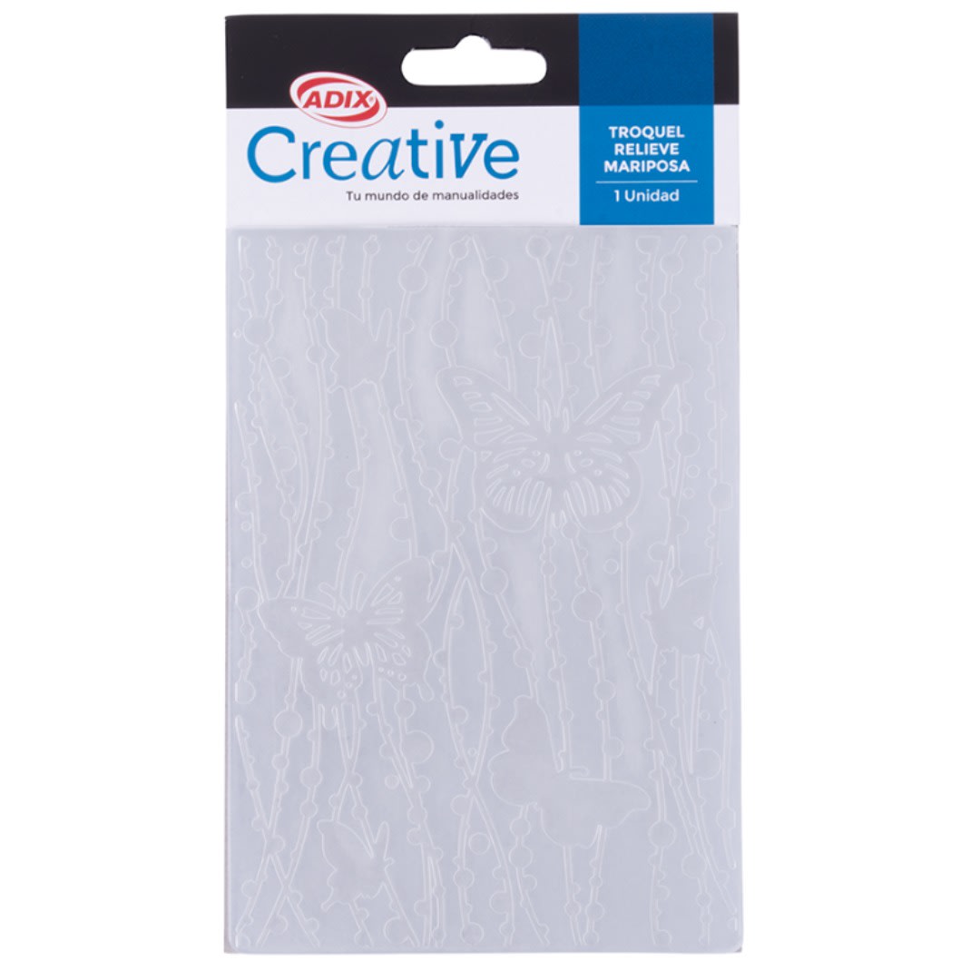 Plantilla Relieve y Texturizado Diseño Mariposas3