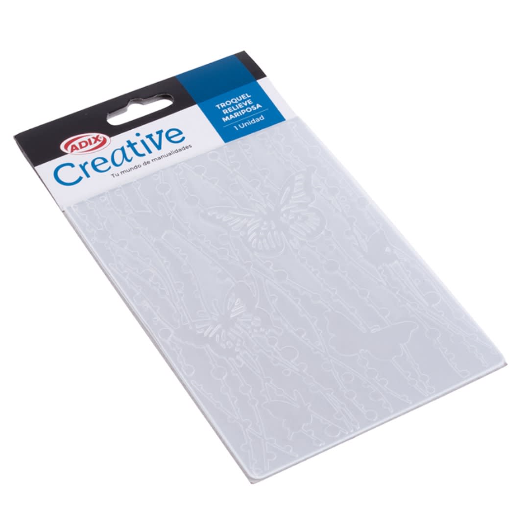 Plantilla Relieve y Texturizado Diseño Mariposas1