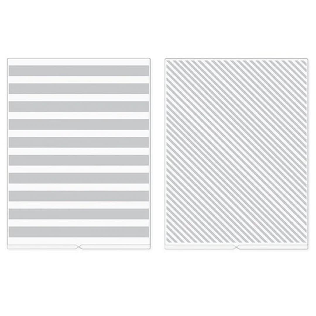 American Crafts Plantilla Texturizado Líneas Y Rayas1