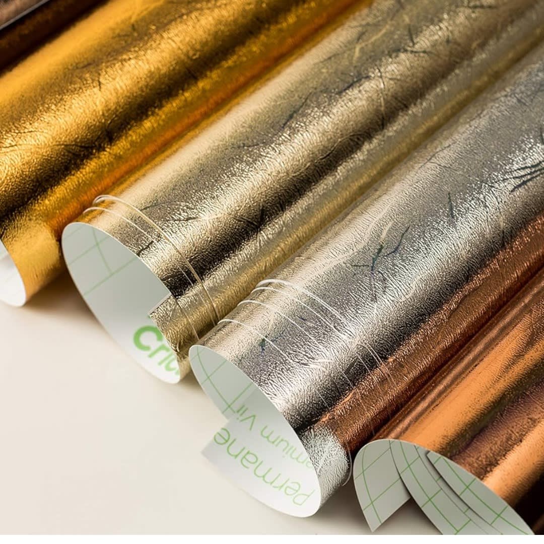 inilo Cricut Permanenre Tex Met Gold Brillante 30.5x122cm Dorado Con Textura1