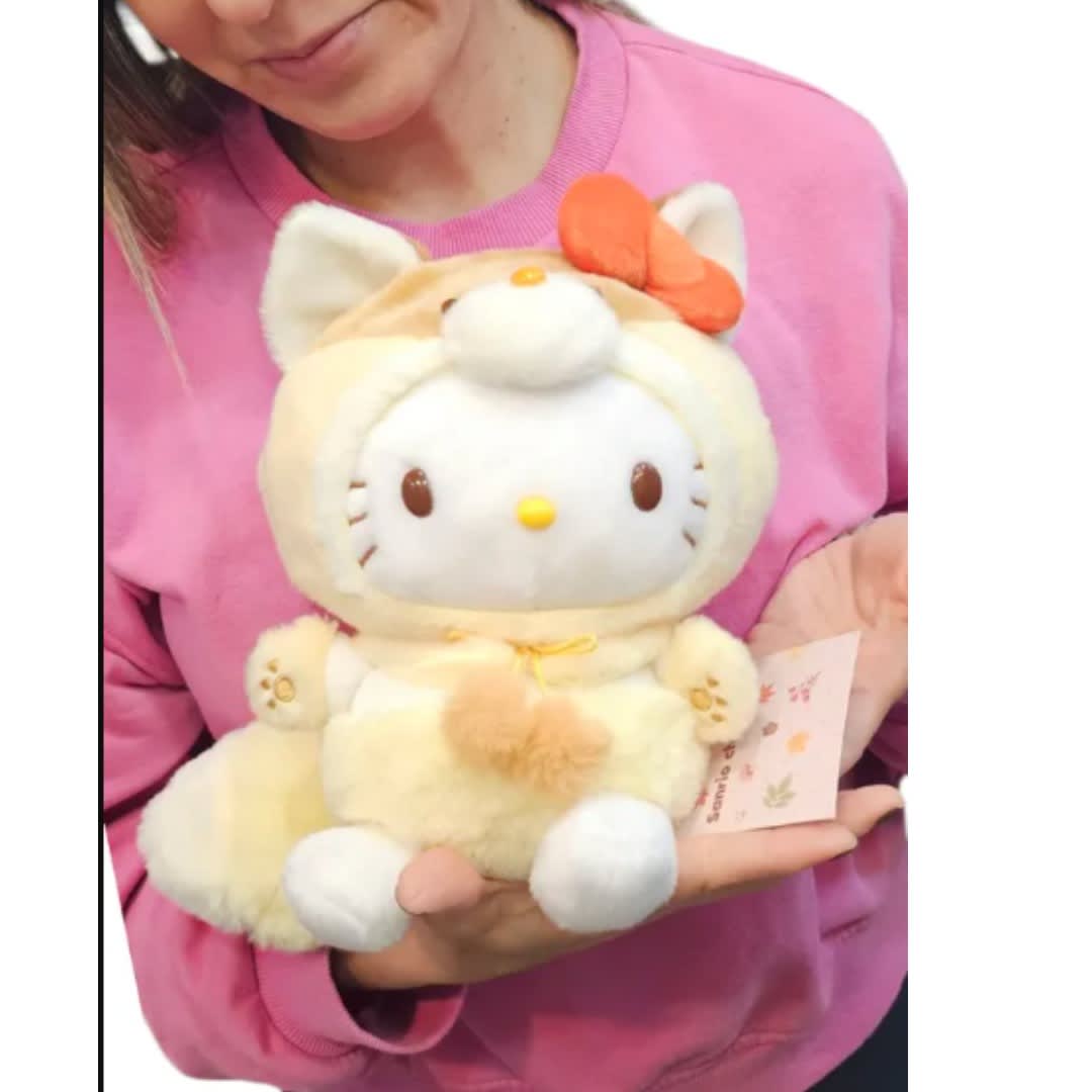 Peluche Hello Kitty 23cm Serie Forest Friends6