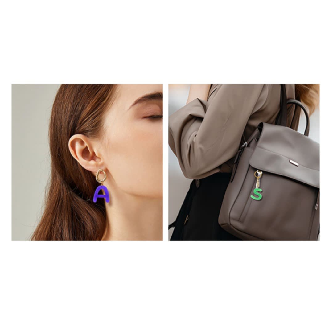 Molde De Silicona Letras 3d Para Resina Y Manualidades. Traslucido4