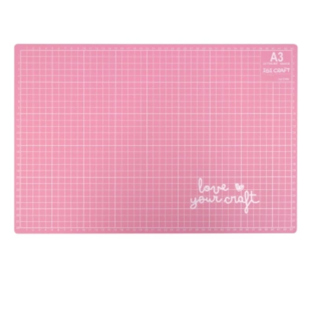 Base De Corte  Goma A3 45x30cm Rosa 3mm Grosor Craft2