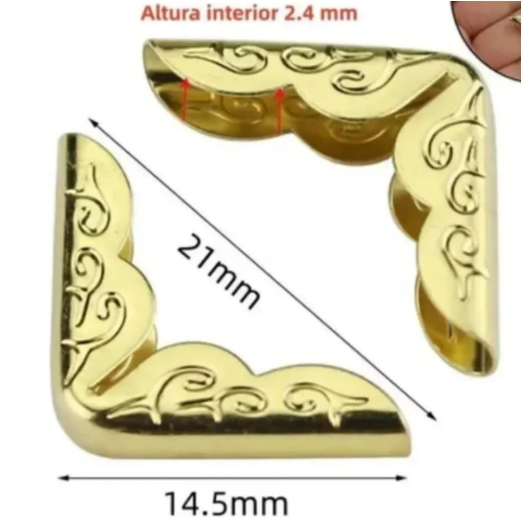 Piezas Esquineros Metalicos/esquineros Agendas2