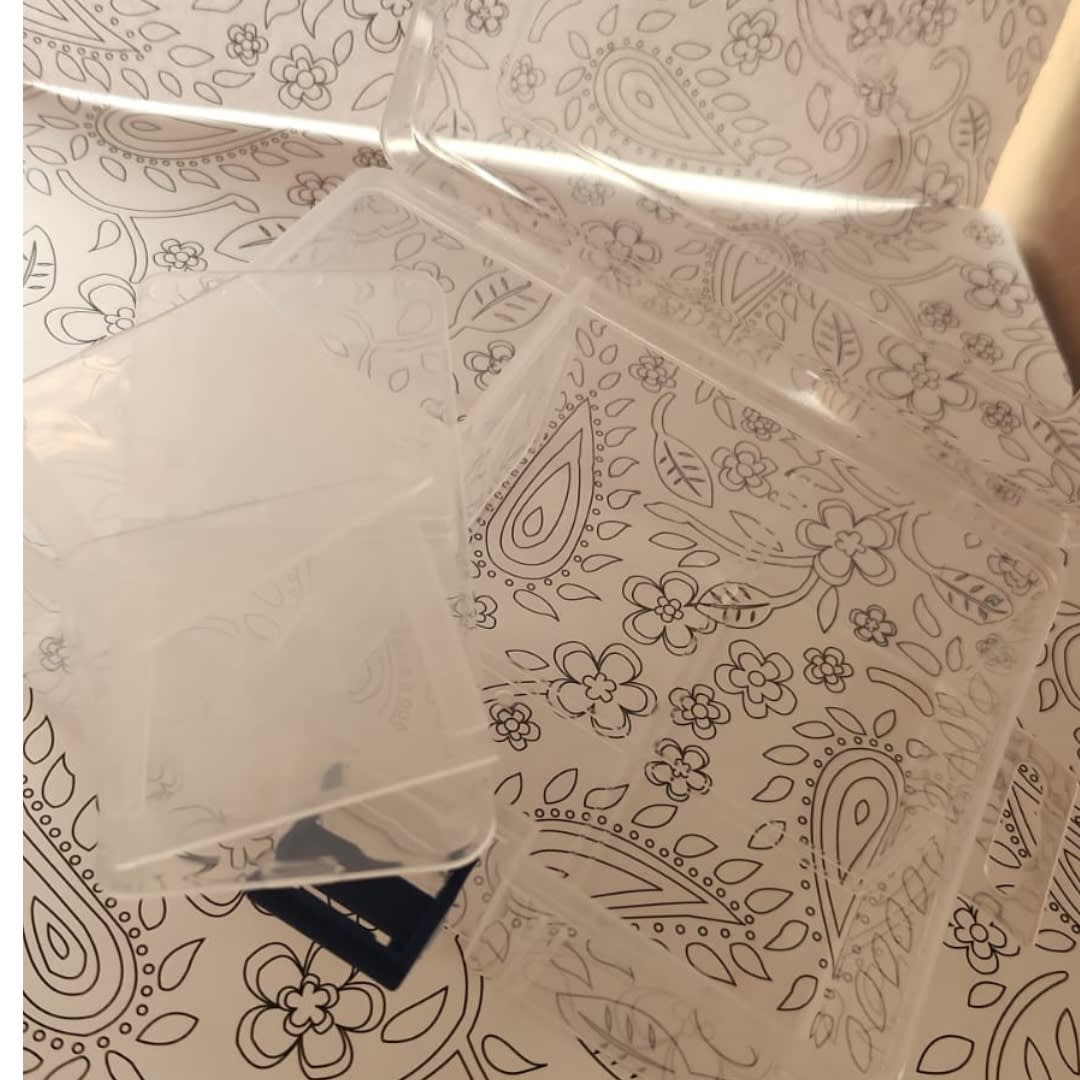 Envase plastico 5.5x15.5x12cm 6 compartimientos removibles3