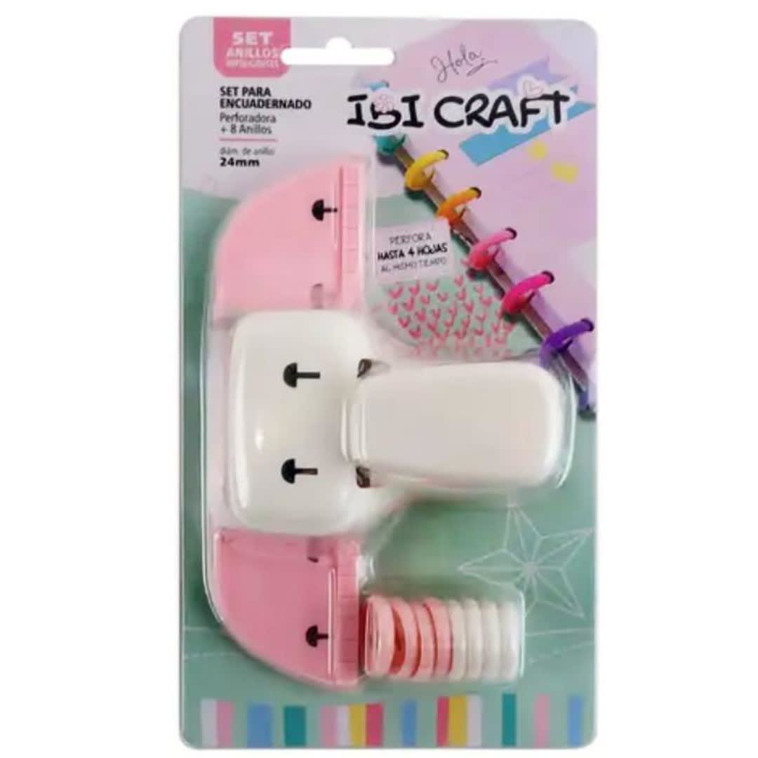 PERFORADORA SET ENCUADERNADO INTELIGENTE PARA DISCOS INCLUYE 8 DISCOS2