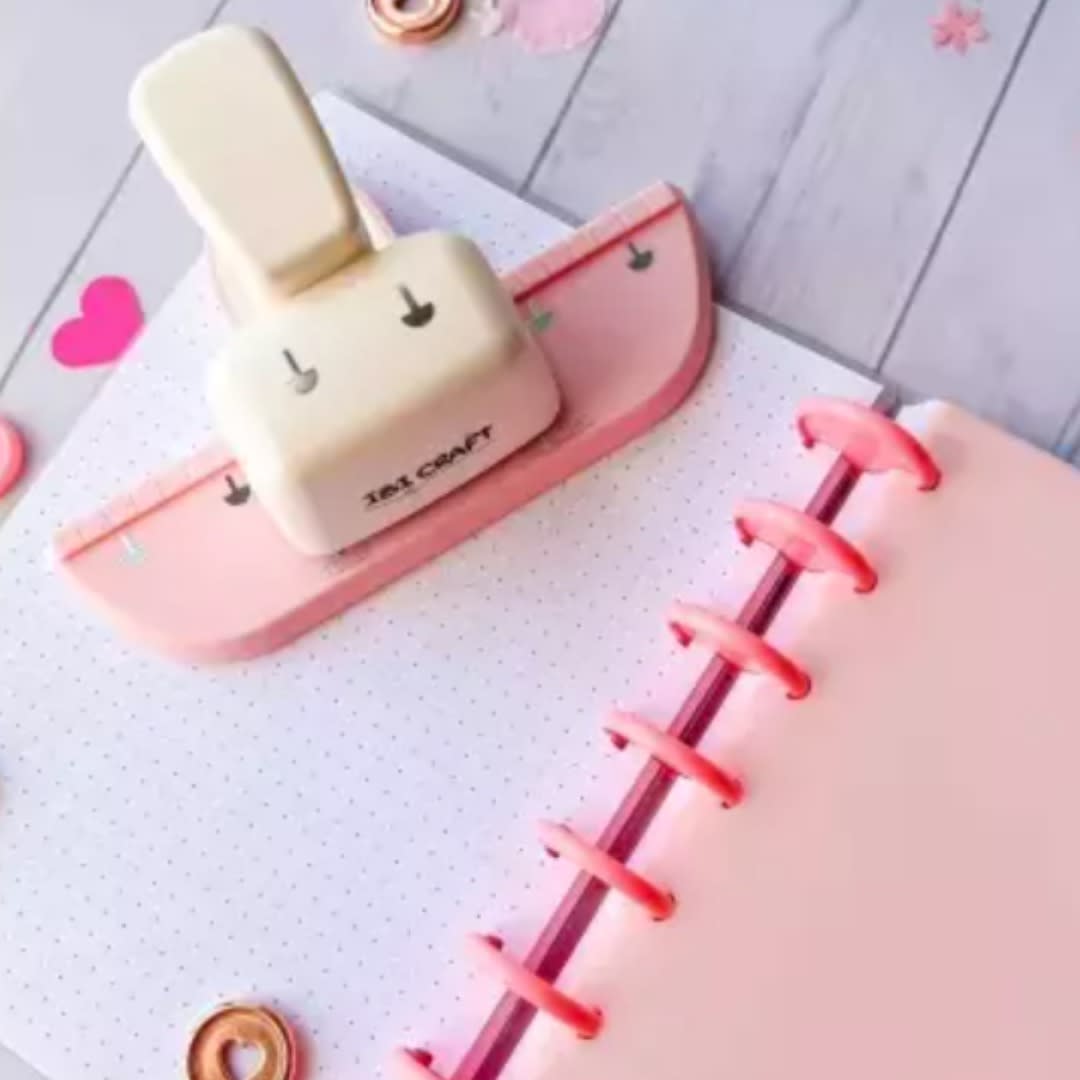 PERFORADORA SET ENCUADERNADO INTELIGENTE PARA DISCOS INCLUYE 8 DISCOS3