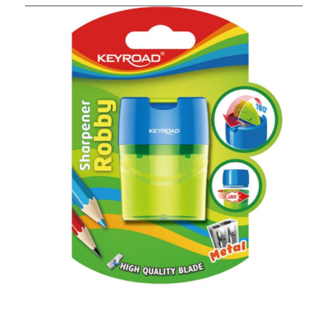 Sacapuntas Keyroad Metálico Doble Colores Surtidos3