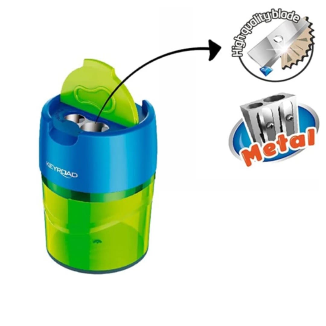 Sacapuntas Keyroad Metálico Doble Colores Surtidos2