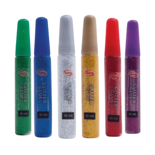 Pegamento Glitter 6 Colores Creative 10ml2