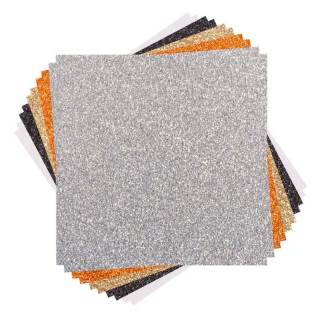 Set cartulinas Glitter clásicos 5 colores 10unds2