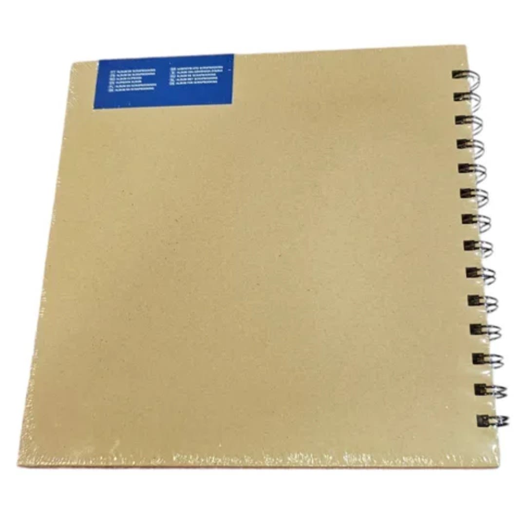 Libreta Álbum Scrapbooking 30x30cm Espiral 20hj Tapa Dura2