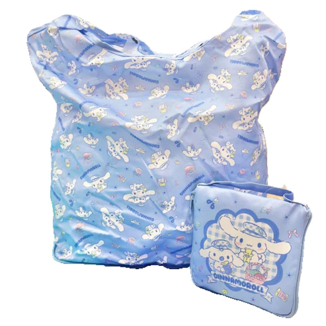 ECO BAG Bolsa De Mano Reutilizable Cinnamoroll (serie Gingham Paperboy)10