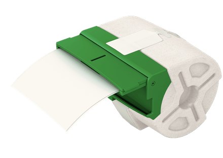 ETIQUETA ADHESIVA CONTINUA PARA IMPRESORA TERMICA ICON DE LEITZ 50mm 22mt4