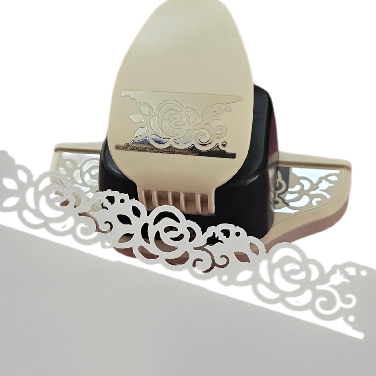 Perforadora Borde 2 Diseños de corte en 1 perforadora Rosas4