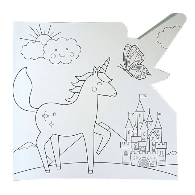 Divertiblock - Block para Colorear Unicornio1