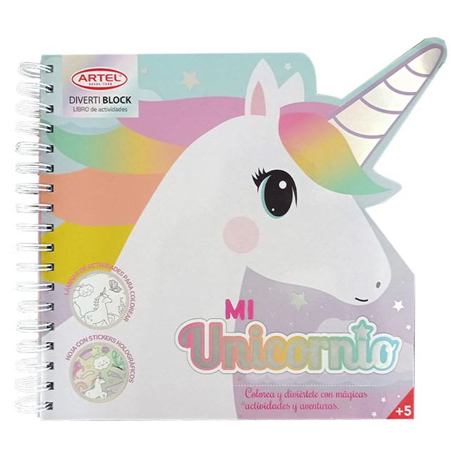 Divertiblock - Block para Colorear Unicornio3