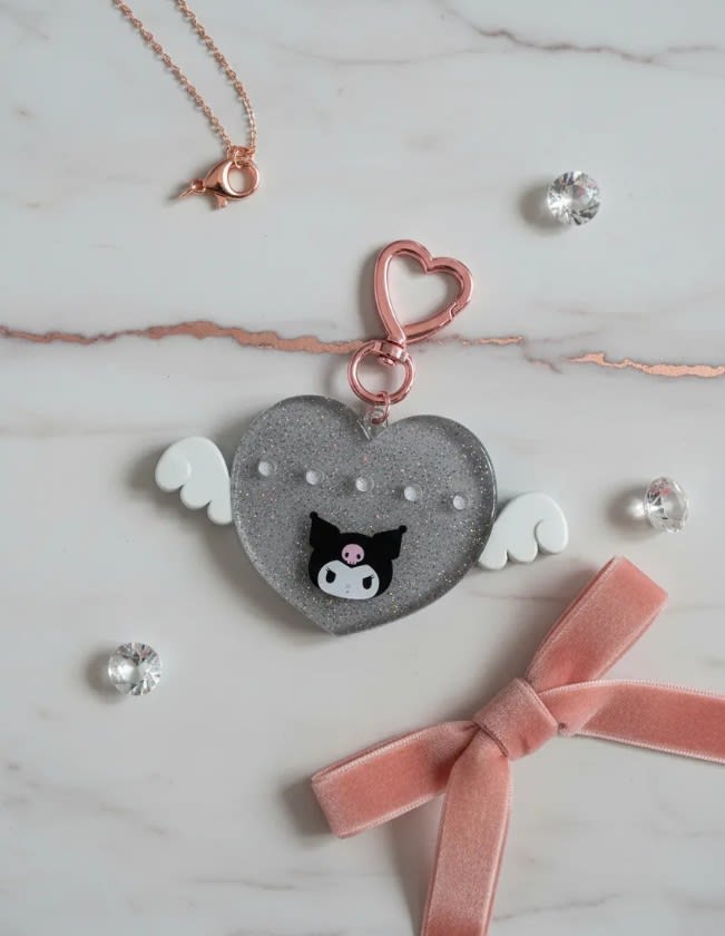 (Mai Pachi Run Series) Sanrio Winged Heart Keychain1
