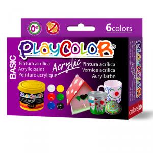 Pintura Acrilica 6und x 40ml colores básicos1