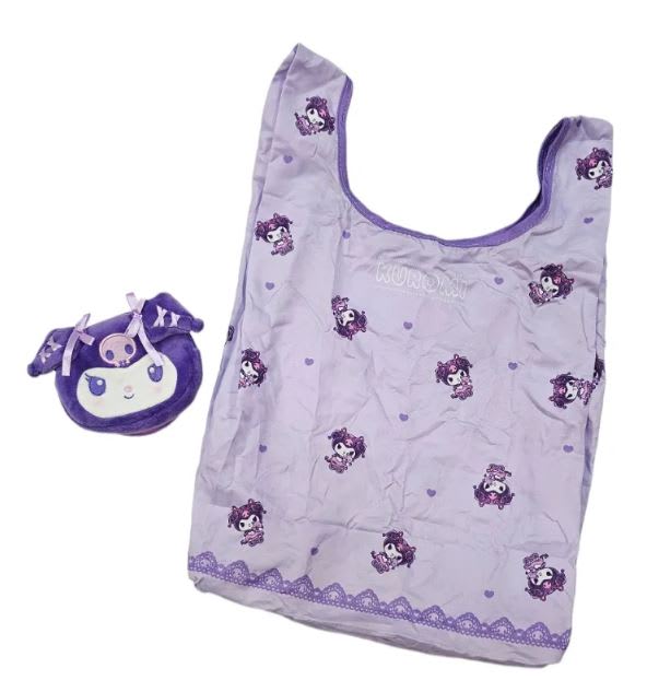 Bolsa Ecologica Con Estuche Linea Pu Kuromi2