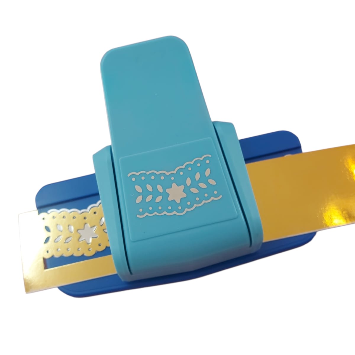 Perforadora de huincha con diseño blonda estrella 1,5