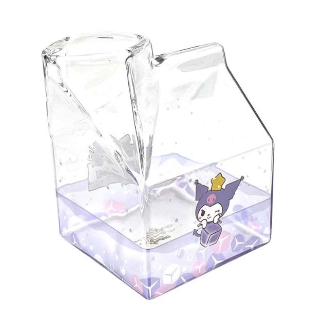 Kawaii Glass Milk Carton Cup23