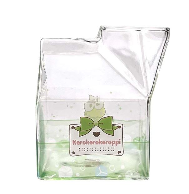 Kawaii Glass Milk Carton Cup13