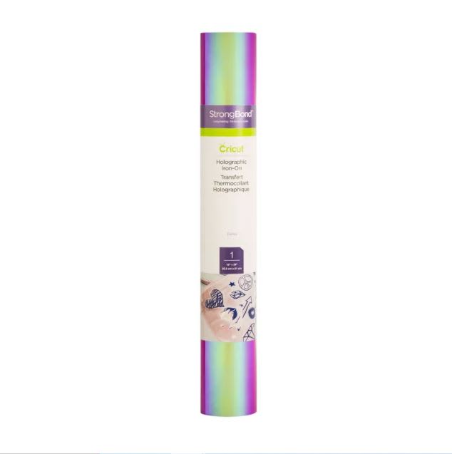 Vinil Textil Holographic Iron-On Dahlia Fuccia 30.5x61cm3