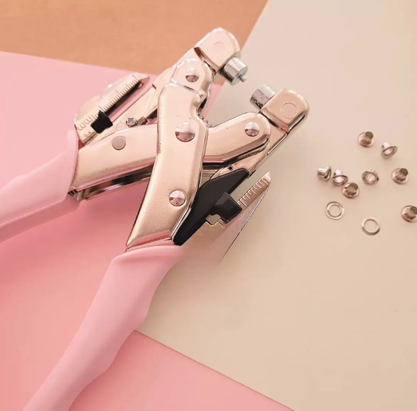 PERFORADORA IBI CRAFT EYELET PARA OJETILLOS METALICOS 2 PUNTAS CON 160 EYELETS4